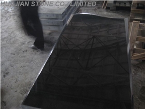 Black Tombstone, Absolute Black Granite Tombstone