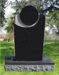 Black Upright Monument, Black Granite Upright Monuments