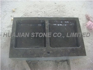 Blue Limestone Washing Basin