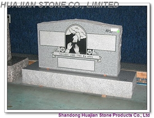 SHANGDONG BLACK Granite Cross Tombstone