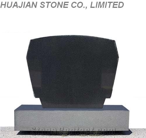 Grey Granite Upright Monuments