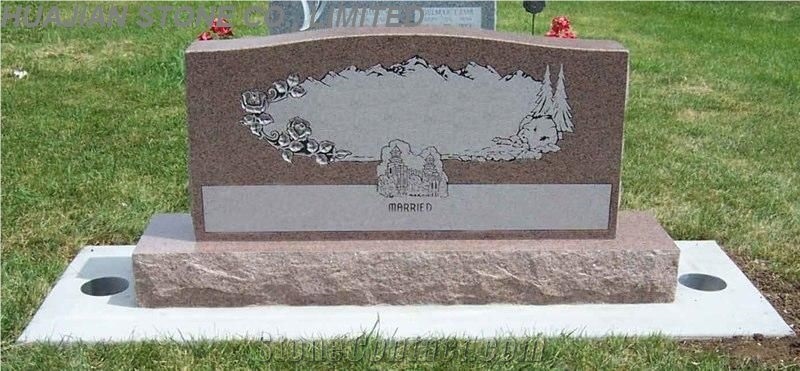 Grey Granite Monument, Black Granite Monument