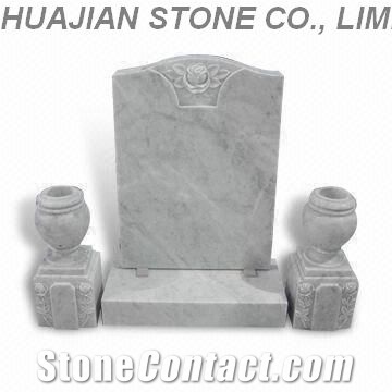 Grey Granite Upright Monument
