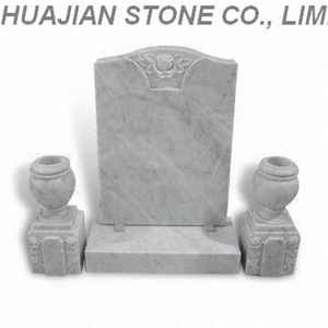 Grey Granite Upright Monument
