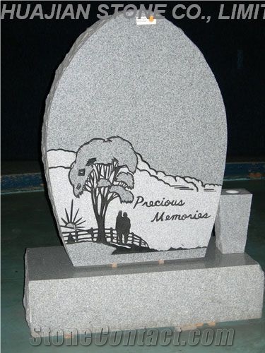 Grey Upright Monument, Grey Granite Upright Monuments