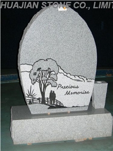 Grey Upright Monument, Grey Granite Upright Monuments