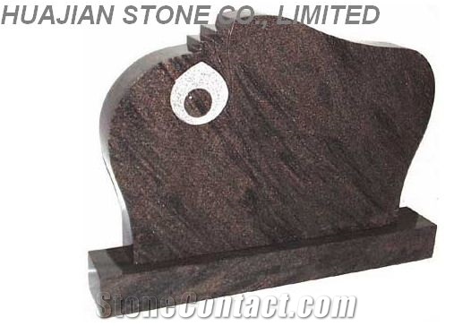 Monument, Tombstone, Multi Colored Granite Tombstone