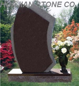 Red Granite Memorial Stone