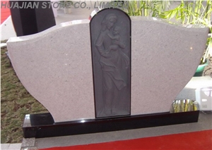 Serp Top Grey Granite Monument