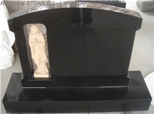Serp Top Grey Granite Monument