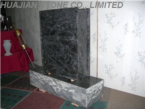 Serp Top Tombstone, Multicolor Red Granite Tombstone