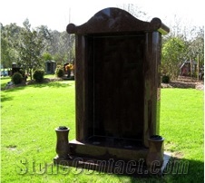 Shanxi Black Granite Upright Monuments