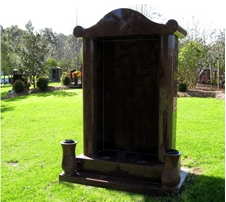 Shanxi Black Granite Upright Monuments