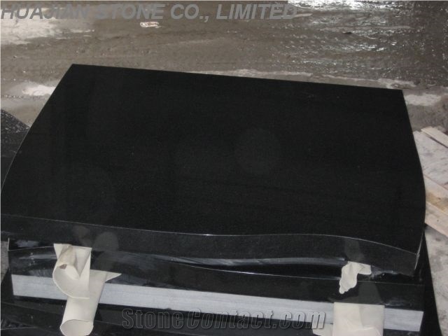 Shanxi Black Granite Upright Monuments