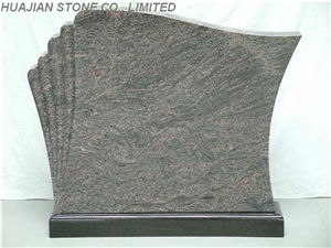 Shanxi Black Granite Upright Monuments