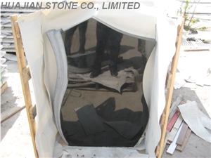 Shanxi Black Granite Upright Monuments