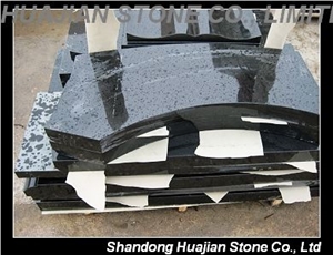 Shanxi Black Granite Upright Monuments