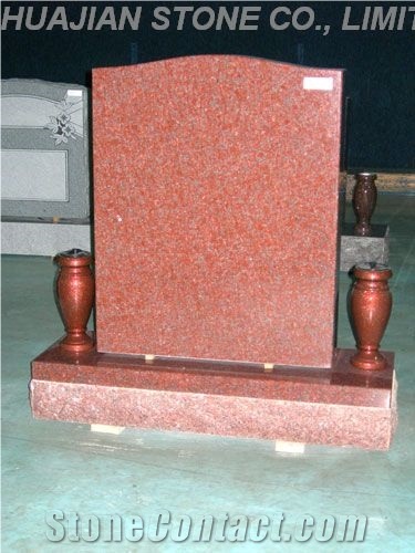 Grey Granite Upright Monuments