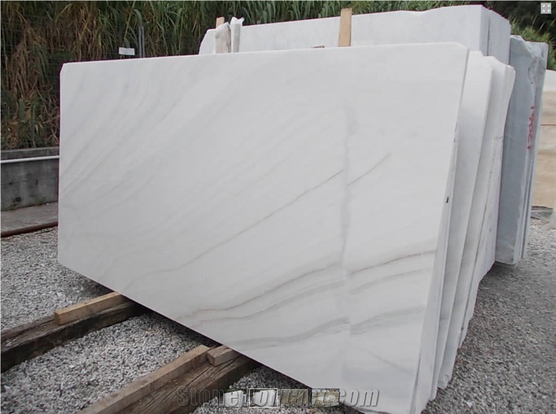 Bianco Lasa Vena Oro Marble Slabs