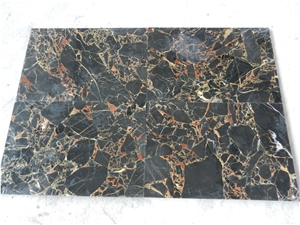 China Portoro Marble, China Black Marble Slabs & Tiles
