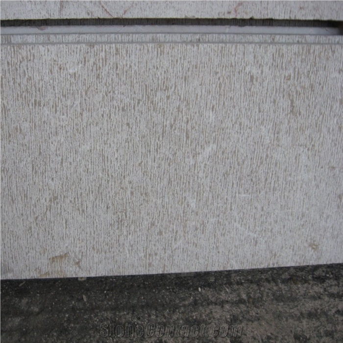 Brown Limstone Chiselled, China Brown Limestone Slabs & Tiles