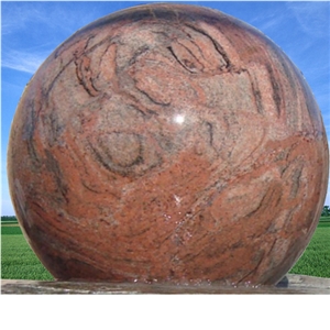 Multicolor Red Granite Fountain