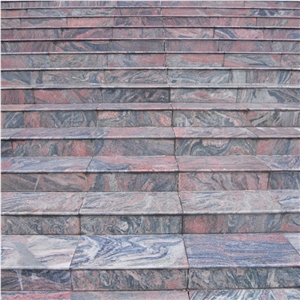 Multicolour Red Granite Stairs
