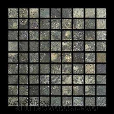 Bali Green Sand Stone Mosaic, Green Sandstone Mosaic