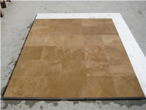 Walnut Medium D1D Travertine, Turkey Yellow Travertine Walnut Medium D1D Travertine, Turkey Yellow Travertine