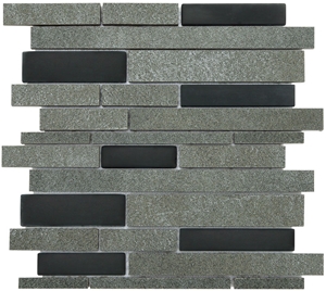 Crystal Glass Mosaic Mix Stones, Marble Mosaic