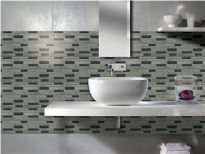 Crystal Glass Mosaic Mix Stones, Marble Mosaic