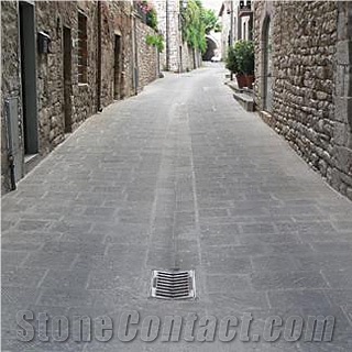 Pietra Serena Paver, Italy Grey Sandstone Cube Stone & Pavers
