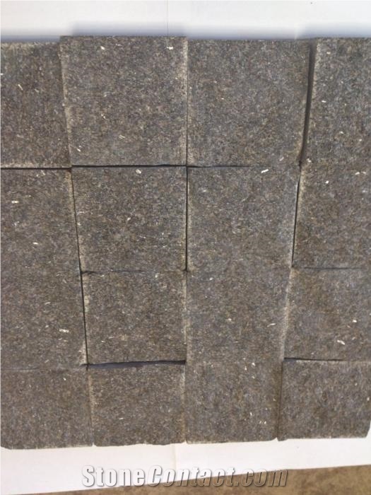Landscaping Stones, Cobble, Pavers, Mavarsky Black Granite Cobbles
