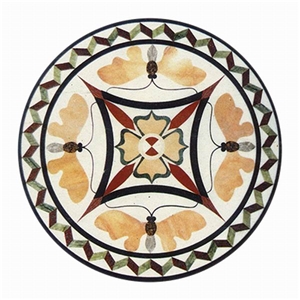 Custom Waterjet Floor Medallions Tile