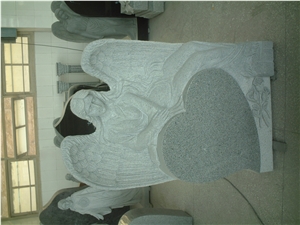 G603 Angel Gravestone