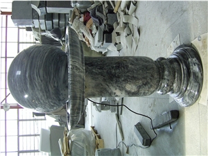 Grey Fountain Ball Marble Rolling Sphere Fountains Grey Fountain Ball Marble Rolling Sphere Fountains