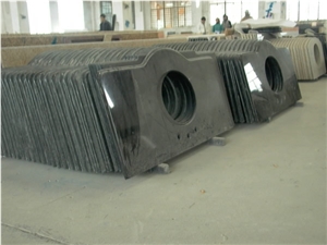 Shanxi Black Granite Vanity Tops, Pure Black Granite Countertops