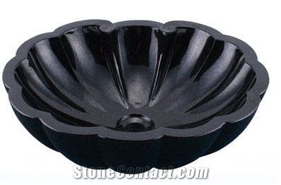 Decorative Wash Basin Stone, Black Marble Wash Basin