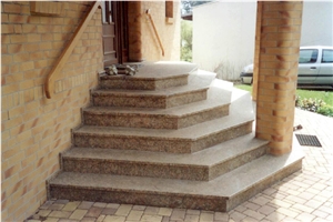 Shivakashi Yellow Granite Stairs