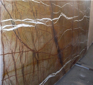Bidasar Golden (Rain Forest Brown), Rain Forest Brown Marble Slabs