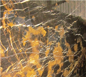 Black and Gold Marble (Michaelangelo)