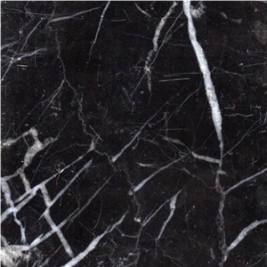 China Black Marquina (China Nero Marquina), China Marquina Black Marble Tiles