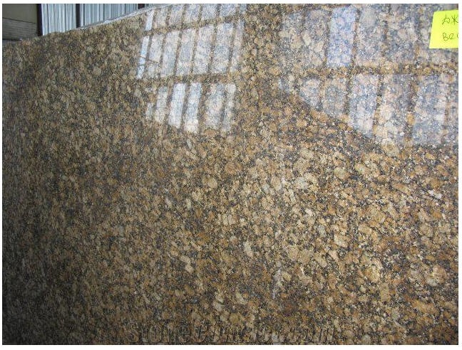 Granite Giallo West Extra Slab, Brazil Brown Granite