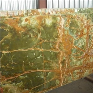 Iran Green Onyx Slabs, Onice Verde Persiano Green Onyx Slabs