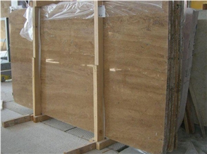 Travertine Noche Vein Cut Slabs, Noce Travertine Slabs