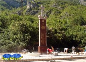 Imperial Red Granite Memorial