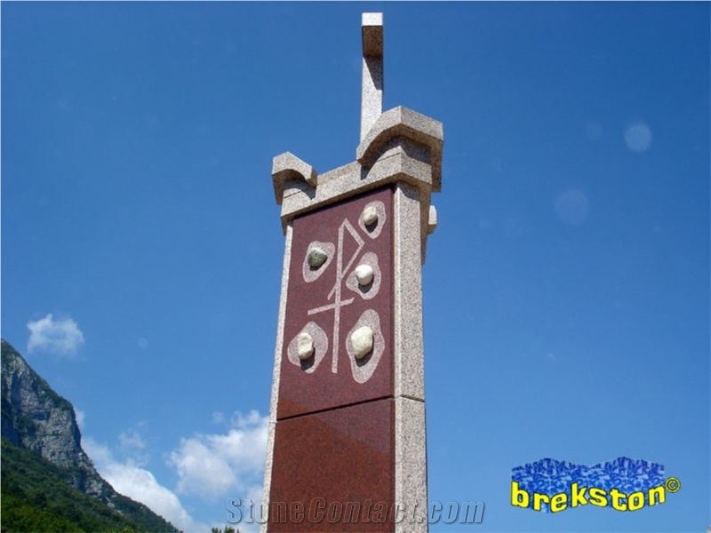 Imperial Red Granite Memorial