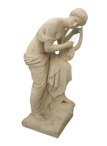 a Fine and Rare Sculpture in Terracotta Depicting