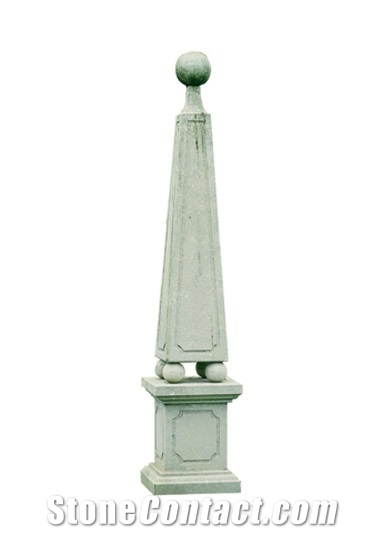 Obelisk, White Limestone Garden, Palisade