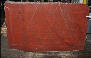 Santorini Granite Slabs, Brazil Red Granite